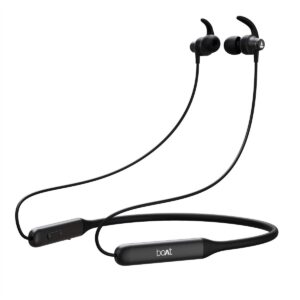 Boat Rockerz 335 Pro Wireless Neckband Bluetooth Earphones – 50H Playback, Qualcomm Aptx HD, ASAP Fast Charge, IPX5 Water Resistant, Deep Bass Sound