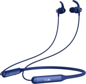 Boat Rockerz 335 Wireless Neckband Bluetooth Earphones – 30H Playback, Qualcomm Aptx HD, ASAP Fast Charge, IPX5 Water Resistant, Deep Bass Sound