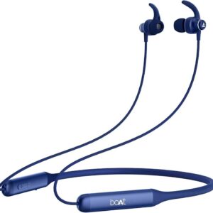 Boat Rockerz 335 Wireless Neckband Bluetooth Earphones – 30H Playback, Qualcomm Aptx HD, ASAP Fast Charge, IPX5 Water Resistant, Deep Bass Sound