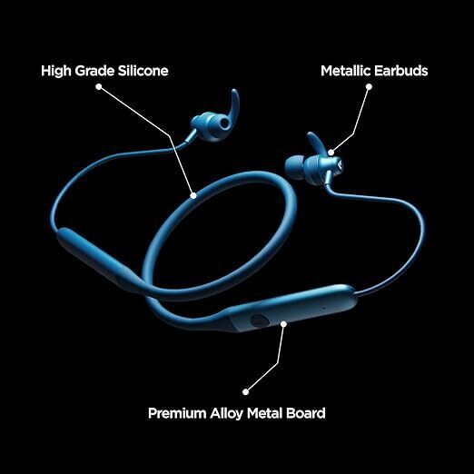 Boat Rockerz 335 Wireless Neckband Bluetooth Earphones – 30H Playback, Qualcomm Aptx HD, ASAP Fast Charge, IPX5 Water Resistant, Deep Bass Sound - Image 6